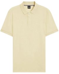 BOSS - Three-Button Short-Sleeve Polo Shirt - Lyst