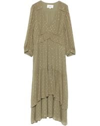 Ba&sh - Maia Tiered Midi Dress - Lyst