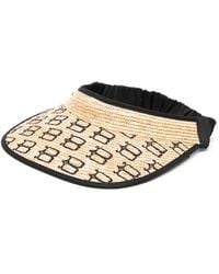 Borsalino - Visor B Braided-Straw Visor - Lyst