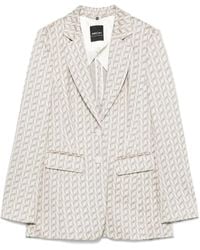 Marc Cain - Blazer Mit Jacquardmuster - Lyst