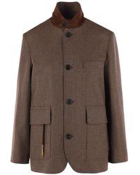Loro Piana - Roadster Checked High-Neck Jacket - Lyst