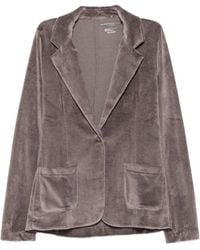 Majestic Filatures - Velvet-Effect Single-Breasted Jacket - Lyst