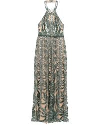 Elie Saab - Besticktes Neckholder-Tüllkleid - Lyst