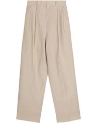 TOTEME - Tapered-Hose Mit Bundfalten - Lyst