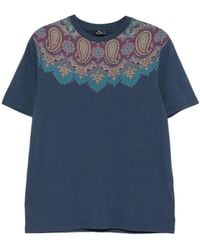 Etro - Paisley-Print Cotton T-Shirt - Lyst