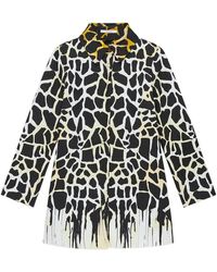 Maliparmi - Jas Met Girafprint En Gedruppeld Effect - Lyst
