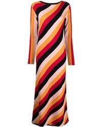 La DoubleJ - Gebreide Maxi-Jurk - Lyst