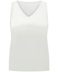 Emporio Armani - Solid V Neck Top - Lyst
