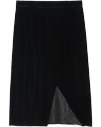 Zadig & Voltaire - Julen Velvet Lace Skirt - Lyst