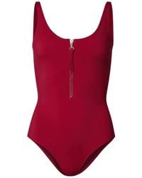 Loulou de Saison - Zip-Fastening Swimsuit - Lyst