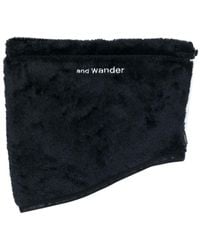 and wander - Logo-embroidered Fleece Neck Warmer - Lyst