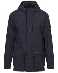 Stone Island - Q100024 Nylon Smerigliato_S.I. Ghost Jacket - Lyst
