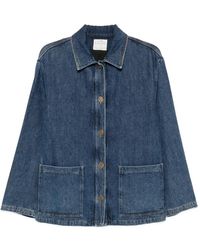 forte_forte - Button-Up Denim Jacket - Lyst