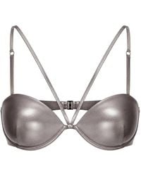 Gottex - Parte Superiore Bikini Con Finitura Metallizzata - Lyst