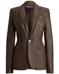 Ralph Lauren - Parker Leren Jack - Lyst