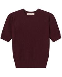 FRAME - The Gathered Honeycomb Cashmere Waffle-Knit Sweater - Lyst