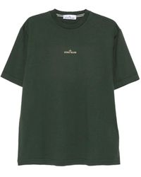Stone Island - Logo-Print T-Shirt - Lyst