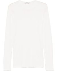 Lardini - Fein geripptes T-Shirt - Lyst
