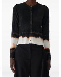 Jason Wu - Ombre Difussed Stripe Wool Cardigan - Lyst