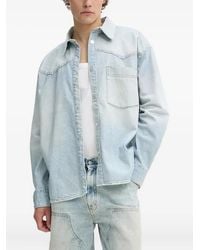 Won Hundred - Camisa vaquera Zayne con bolsillo western - Lyst