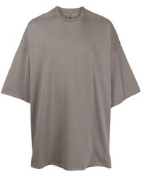 Rick Owens - Grey Tommy Organic Cotton T-shirt - Lyst