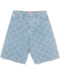 KENZO - Pantalones vaqueros cortos - Lyst