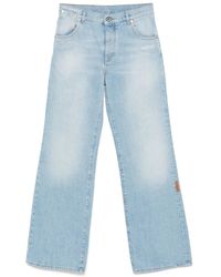 Off-White c/o Virgil Abloh - Logo Straight Jeans - Lyst