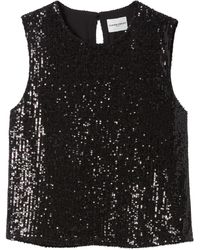 Claudie Pierlot - Top Con Paillettes - Lyst