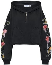 Off-White c/o Virgil Abloh - Cropped Sweatshirt With Logo - Lyst