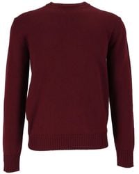 Ballantyne - Crew-Neck Merino Wool Sweater - Lyst