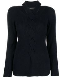 Fabiana Filippi - Cut-Out Cable-Knit Detail Jumper - Lyst