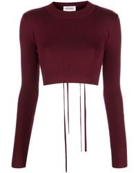 Monse - Lace-up Detail Sweatshirt - Lyst