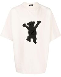 we11done - Teddy Bear-print T-shirt - Lyst