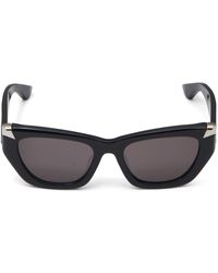 Alexander McQueen - Punk Sonnenbrille mit geometrischem Gestell - Lyst