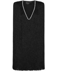 Philipp Plein - Fringed Lurex Minidress - Lyst