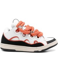 Lanvin - Curb Snake Sneakers - Lyst
