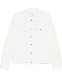 Eleventy - Flap-Pocket Denim Jacket - Lyst