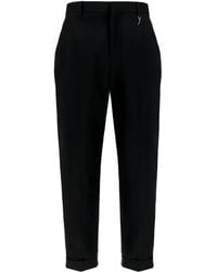 Roberto Cavalli - Katoenen Broek Met Omgeslagen Zoom - Lyst