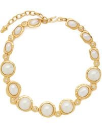 Kenneth Jay Lane - Faux-pearl Embellished Necklace - Lyst