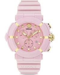Versace - V-Real Active Chrono 44Mm Watch - Lyst