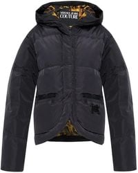 Versace Jeans Couture - Hooded Puffer Jacket - Lyst