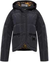 Versace Jeans Couture - Hooded Puffer Jacket - Lyst