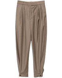 Rohe - Pleated Button-Cuff Trousers - Lyst