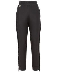 Philipp Plein - Fringed Trim Track Pants - Lyst