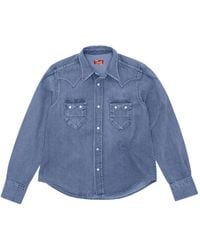 Fortela - Redford Western Denim Shirt - Lyst