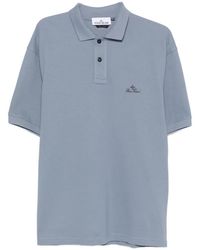 Stone Island - Logo-Embroidered Polo Shirt - Lyst