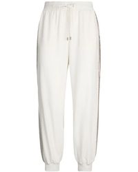 Liu Jo - Sequin-Embellished Track Pants - Lyst