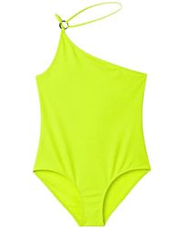 Coperni - One-Shoulder Ring-Detail Swimsuit - Lyst
