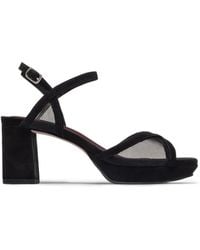 Bernardo - Celeste Mesh-Panel Sandals - Lyst