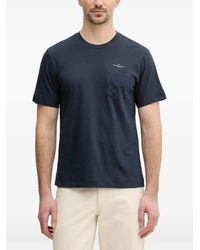 Aeronautica Militare - Logo-Embroidered Chest-Pocket T-Shirt - Lyst